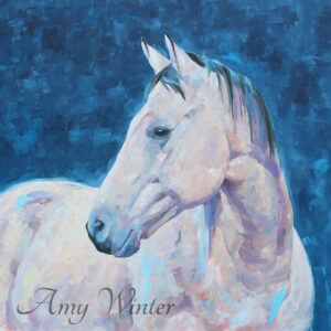 pale buckskin horse